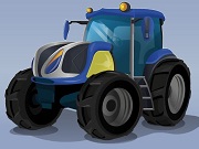 Futuristic Tractor Racing